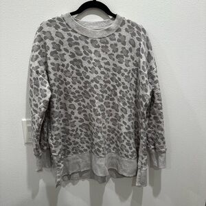 Aerie Leopard Crewneck Sweatshirt